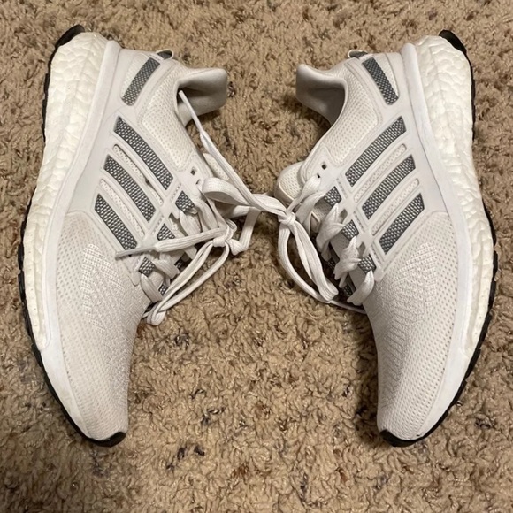 SOLD Adidas Energy Boost 3 White Gray - Picture 11 of 12